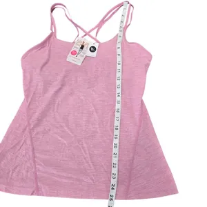 Shape -1624 Active NWT Tank Top Dryfuze in Mauve Mist Pink‎ Large thumbnail 3