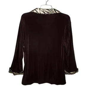 Vintage Kiara‎ Top Brown Size XL thumbnail 5