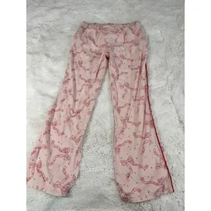 Victoria’s Secret Bow Pajama Pants Womens M Pink Y2K Coquette thumbnail 3