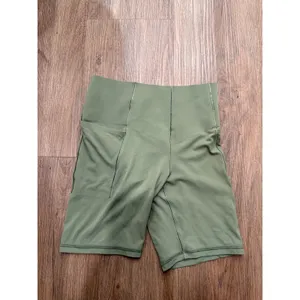 OFFLINE by Aerie Real Me Xtra High Waisted Bike Shorts Olive Green 7" Inseam M thumbnail 2