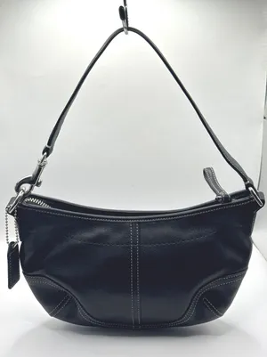 Coach Soho Black‎ Leather Small Hobo Shoulder Bag Purse N0 E043-4283 thumbnail 1