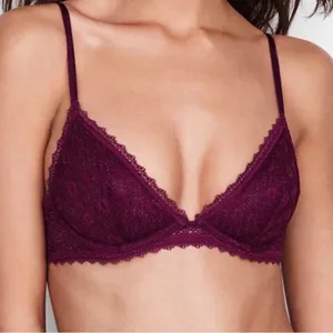 Victoria's Secret Lace Underwire Bralette - Dusty Rose thumbnail 1