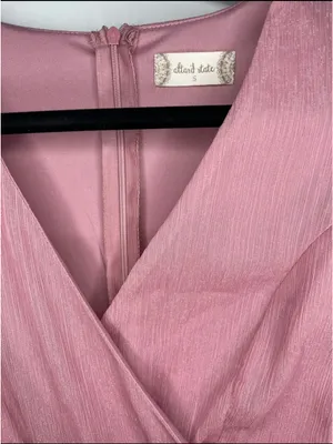 Altar'd State Sparkly Rose High-Low Midi Dress thumbnail 3