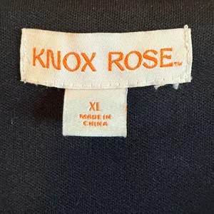 Knox Rose XL Black Velour V-Neck Flutter Sleeve‎ Empire Waist Top Blouse thumbnail 5
