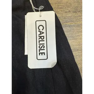 Vintage Dead‎ stock Carlisle Wool Gray Pencil Midi Skirt Size 16 Faux Wrap thumbnail 5