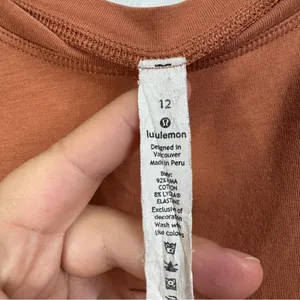 Lululemon Rust‎ Muscle Tank Size 12 thumbnail 3