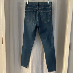 Topshop Moto Jean With Rhinestone Embellidhment Sz: 28 thumbnail 2