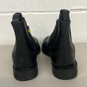 Jeffrey Campbell sz7.5 black booties Edmone Chelsea western ankle thumbnail 4