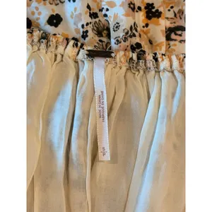 Free People Daisy Babe $58 Floral Crop Tank Top Strap Tie Back Size Small thumbnail 5
