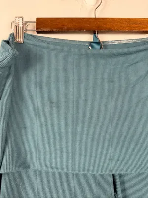 Skims blue green folded down flare pants size 2XL thumbnail 2