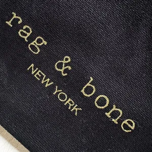 Rag and Bone black drawstring dust bag thumbnail 2