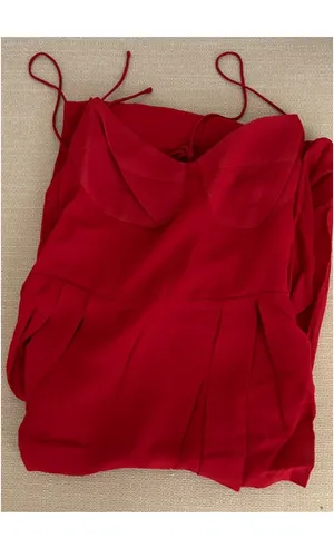 Reformation Jaelynn Dress - Sangre Red thumbnail 5
