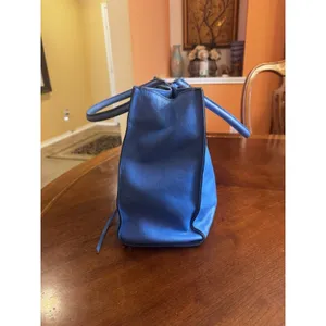 REBECCA MINKOFF BLUE LEATHER TOTE Bag thumbnail 5