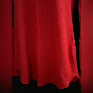 Old Navy Women’s Red Long Sleeve Ribbed Top SZ LG thumbnail 6