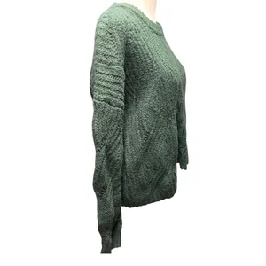 Madewell Charley Crewneck Sweater Forest Green Size M thumbnail 4