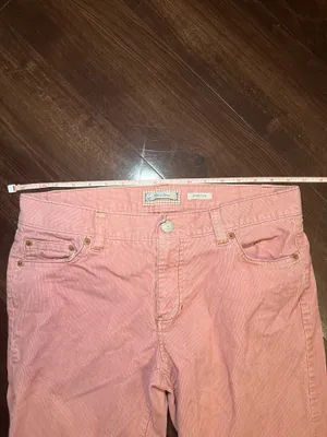 Vintage Y2K Old Navy Corduroy Pink Flare Jeans thumbnail 4