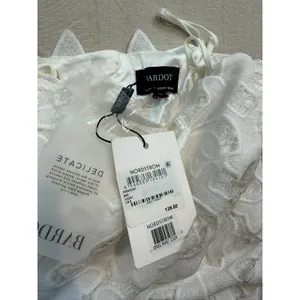 NWT‎ Bardot | Lina Lace Sheath Dress White | Women's 8 / Medium thumbnail 9