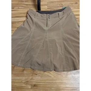 tan Athleta Whatever active skort with front seam detailing thumbnail 3