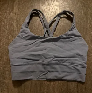 Lululemon light blue longline energy bra thumbnail 1