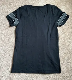 The Nike Tee Black Cotton Jersey Short Sleeve Tee. Size Medium thumbnail 6