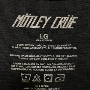 Motley Crue Take a Ride on the Wild Side Heavy Metal Tee L thumbnail 4