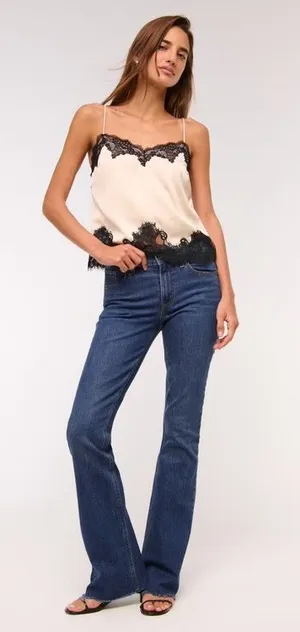 Abercrombie Mid-Rise Bootcut Jeans thumbnail 1