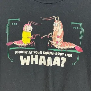Rick And Morty T-Shirt‎ Ripple Junction Unisex Large Black Cotton Graphic SS EUC thumbnail 2