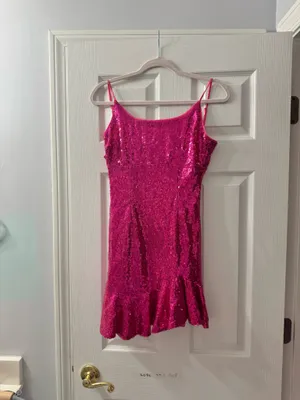 Lulus Pink Sequin Formal Dress thumbnail 2