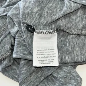 Imperfect J Crew long sleeved partial button down top‎ grey preppy top 2018 thumbnail 6