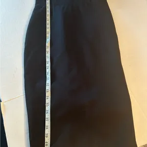Lulu's Black Deep V Bodycon Sleeveless Sheath Midi Dress size Large fitted thumbnail 8