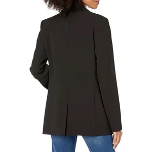 New The Drop Blake Long Blazer XS Black thumbnail 2