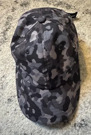 Athleta Black One Size Hat with White Label thumbnail 1