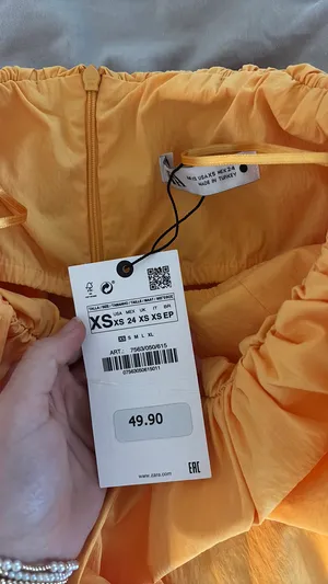 ZARA Strapless Top thumbnail 3