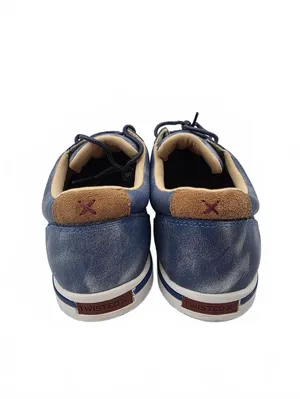 Twisted X Kicks Leather Shoes Loafers Sneakers Womens 7 Blue Lace Up casual thumbnail 7