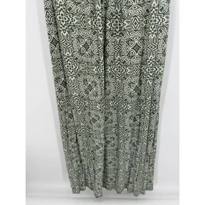 Banana Republic Green White Striped‎ Halter Maxi Dress Women's Size X-Small XS thumbnail 3