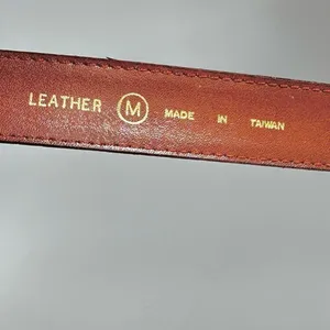 Vintage 80’s Dame Brown Leather Belt thumbnail 3