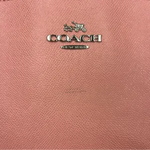 Coach F57526 Ava Tote Crossgrain Leather Bag Blush Pink / Silver - NEW w/ DEFECT thumbnail 4
