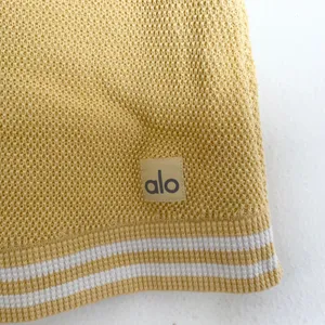 Alo Yoga Tennis Club Sweater Knit Dress Warm Butter/White XS thumbnail 5