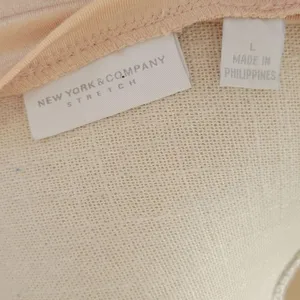 NY&CO metallic high sheen blouse size large thumbnail 6