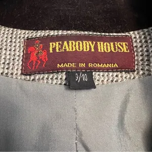 Vintage Peabody House Wool Blend Tweed Blazer Size S Equestrian Academia Preppy thumbnail 9