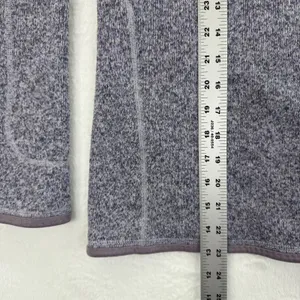Patagonia Womens XS Better Sweater 1/4 Zip Pullover Vail‎ Logo Lavender thumbnail 9