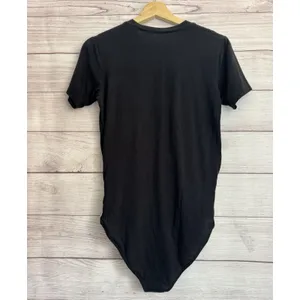 Free People In My Tee Bodysuit BLACK SZ XS thumbnail 4