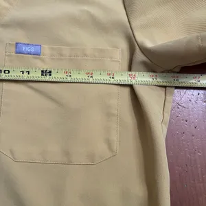 FIGS Women's Tan‎ Short Sleeve V-Neck Catarina Three-Pocket Scrub Top Size XS thumbnail 7