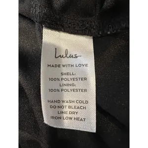 Lulus Divine Muse Black Wide-Leg Jumpsuit Size Large thumbnail 7