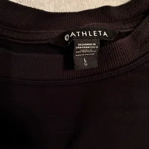 Athleta Black  Pullover Sweatshirt Women’s Large Athleisure Basic Cozy thumbnail 6
