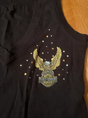 Harley-Davidson Bedazzled tank top thumbnail 2