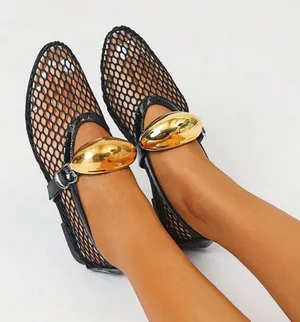 Shein Women's Flat Mesh Loafers thumbnail 1