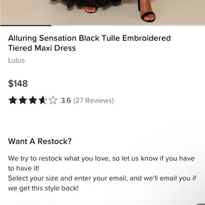 Lulu's Black Lace High-Low Dress thumbnail 10