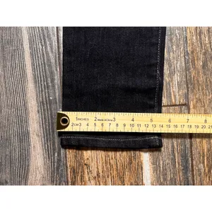 PAIGE Skyline Straight‎ Leg Dark Wash Low Rise Jeans Size 26 Party Stretch EUC thumbnail 11