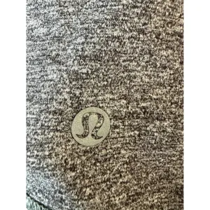 Lululemon Pace Rival Skirt Heathered Gray Black Active Skort Size 14 W8AS1S thumbnail 4